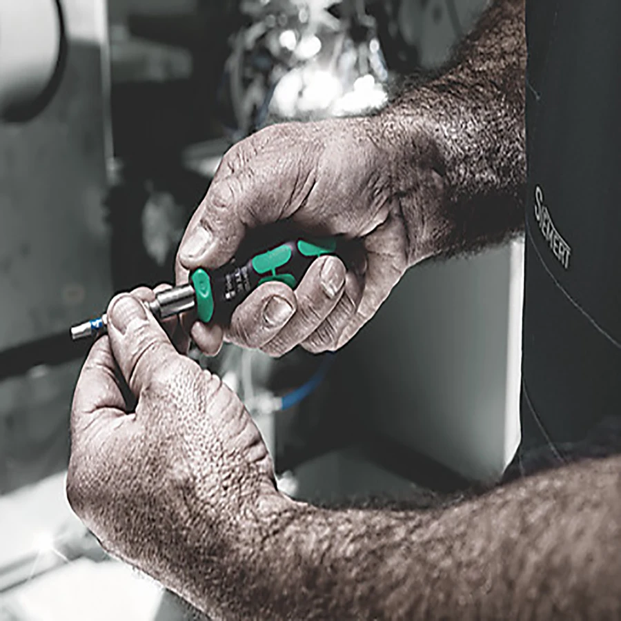 WERA 05051492001 Mini Ratchet Screwdriver with Quick-release Chuck 1/4\