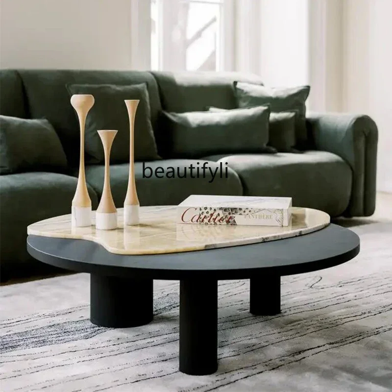 

ss K178Travertine, marble, coffee table, solid wood.