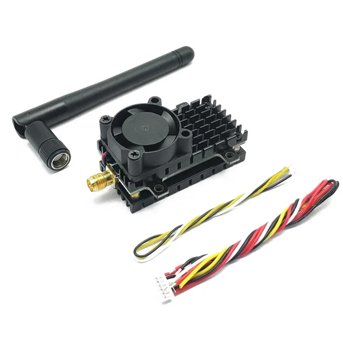 กว่า20กม. ในช่วง5.8GHz 2W FPV เครื่องส่งสัญญาณไร้สาย2000mW ผู้ส่งวิดีโอ48CH AV Audio สำหรับ RC สำหรับแข่ง FPV Drone