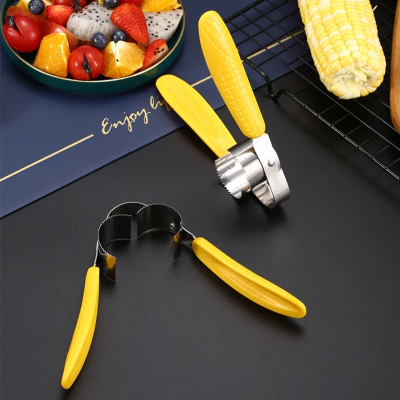 Manual Stainless Steel Corn Thresher Peeler Cob Stripper Remover Food Crusher Separator Creative Fruit Vegetable Kitchen Gadget