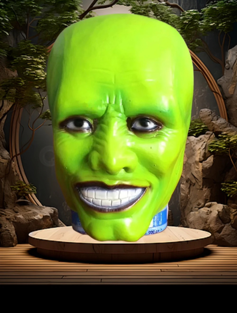 2025 Luxury Latex Movies The Mask Jim Carrey Male Mask Mens Fancy Dress Superhero Comic Adults Costume Accessories Toy Mask