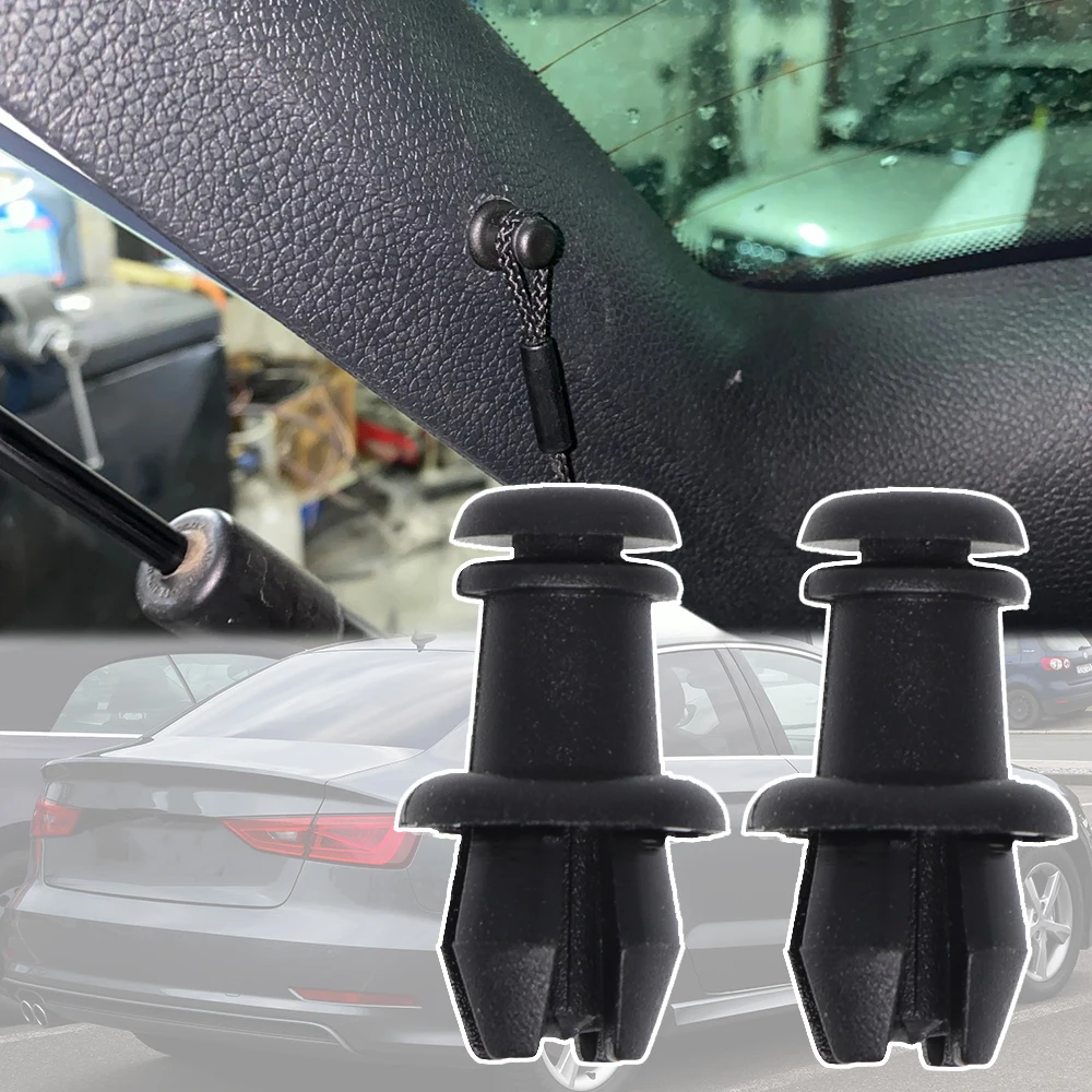 Para audi a3 8v/8p 2003 2004 2005 2006 2007 - 2020 suporte de corda de prateleira de pacote de carro cabide de rebite clipes de carga de porta-malas traseiro substituição