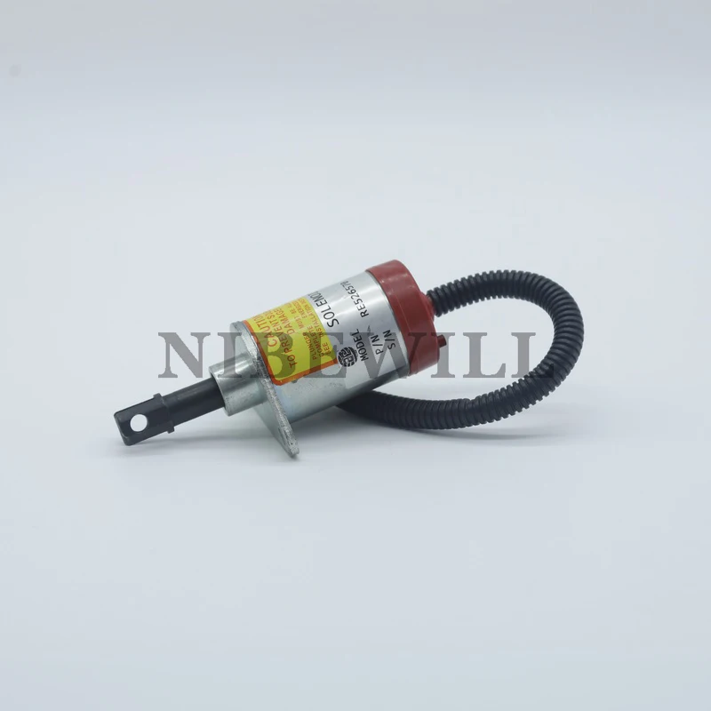 Engineering Machinery Parts for John Deere 4120 4320 4520 4720 5225 5325 5325N Engine Shutdown Solenoid Valve RE526570 12V