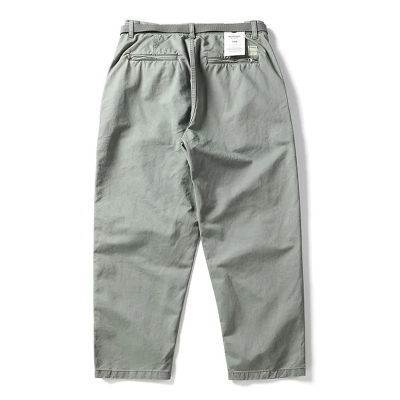 Herren-Schwerlasthose aus Baumwolle mit konischem Schnitt, geradem Bein, für Freizeit, Herbst, Outdoor, Wandern, Camping, dicke, lockere, lange Arbeitshose – Detail 6
