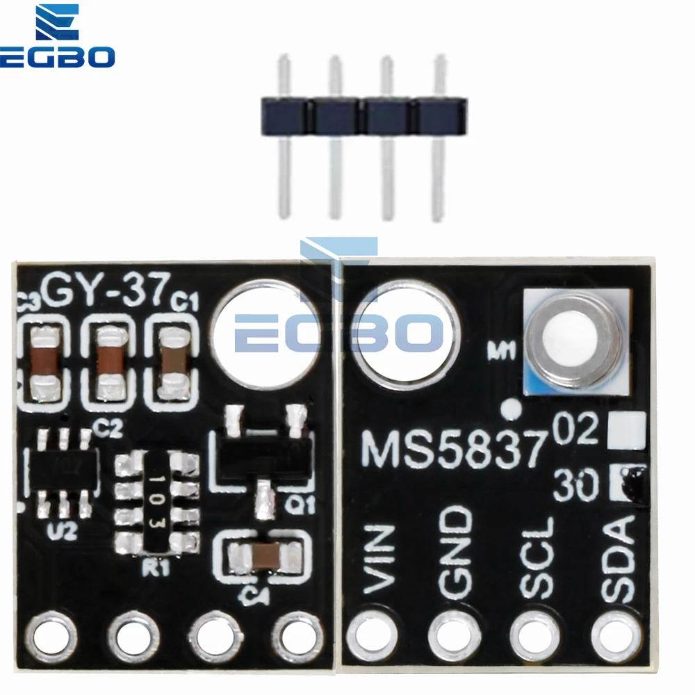 1 قطعة GY-MS5837 02BA 30BA عالية الدقة الغاز السائل وحدة استشعار الضغط مقاوم للماء لاردوينو