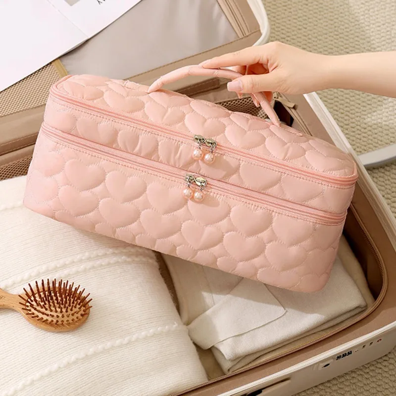 Double-layer Hair Dryer Storage Bag, Suitable for Dyson and Laifen Double-layer Curling Iron and Straightener Travel Bag view 5