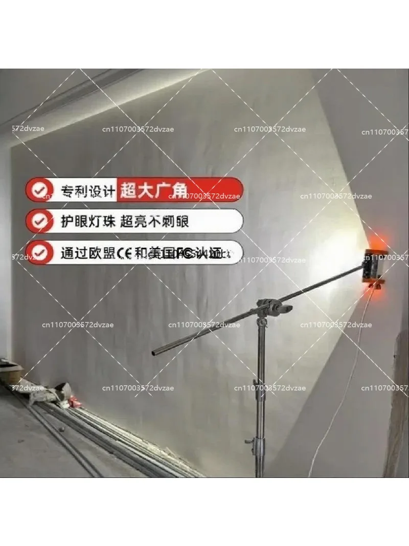 LED Grinding Spotlight Putty Wall Grinding Effect Construction Acceptance Clear Corner Lamp
