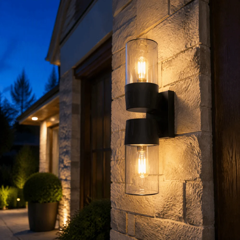 IP65 Waterproof Outdoor Wall Light Aluminum Material Simple Design Wall Light Decoration Light Cross-border Style Wall Lamp
