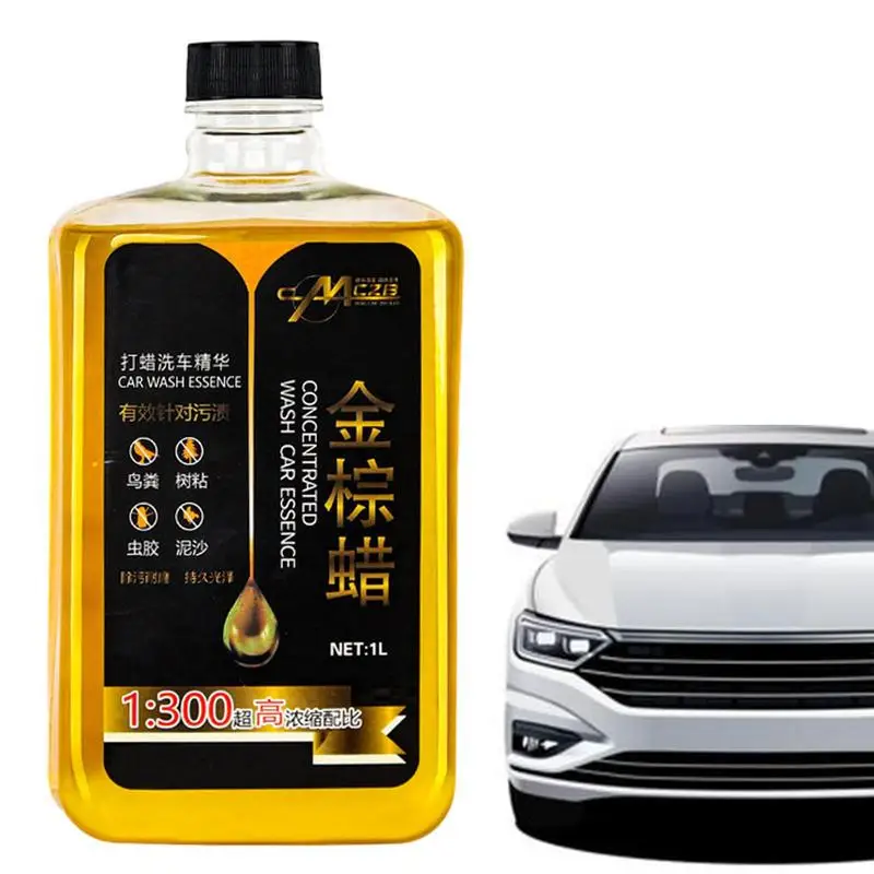 Car Wash Soap 1L Stain Remover Car Wash Cleaning Agent Class Car Wash Car Wash Essence Polishing Wax Clean Dirt Provides Shine