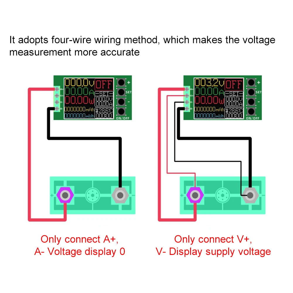 Electronic Load 4-wire Lithium Battery Tester Digital Analyzer US Plug Battery Tools Adjustable Testing Module 150W 20A DC