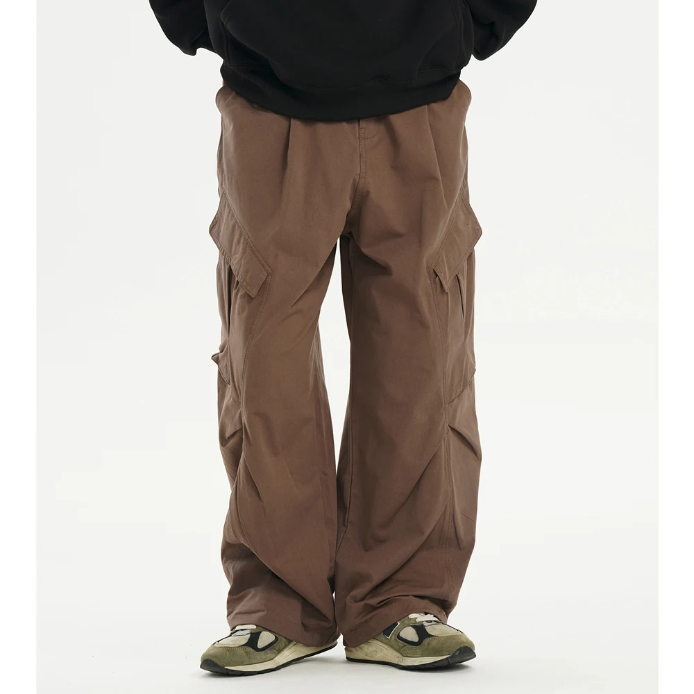 

Cityboy Japanese Streetwear Fashion Cargo Pants Men Multi Pocket Loose Casual Outdoor Wide Leg Cargo Pants Joggers Trousers