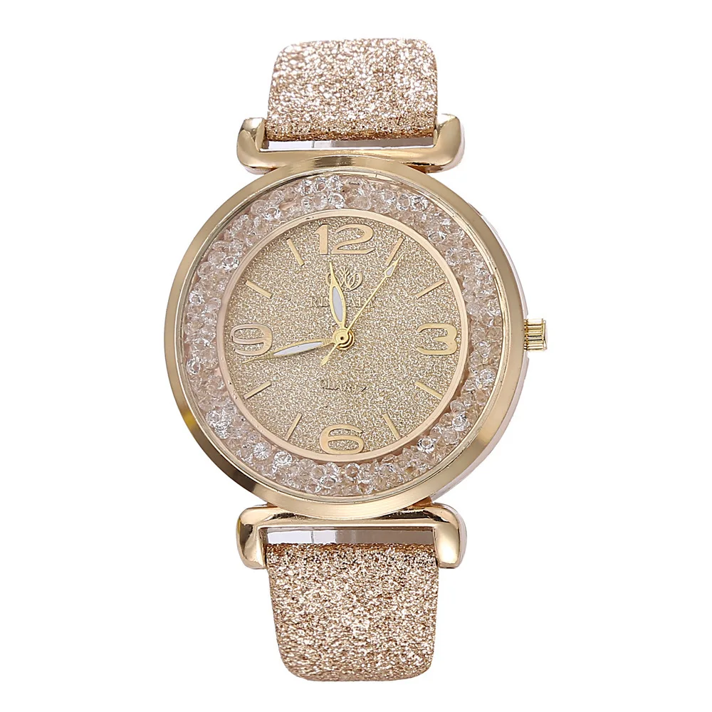 Luxury Brand Women Watch Quartz Wristwatch Women Round Case Watches Ladies Clock Festival Gift Valentine's Day