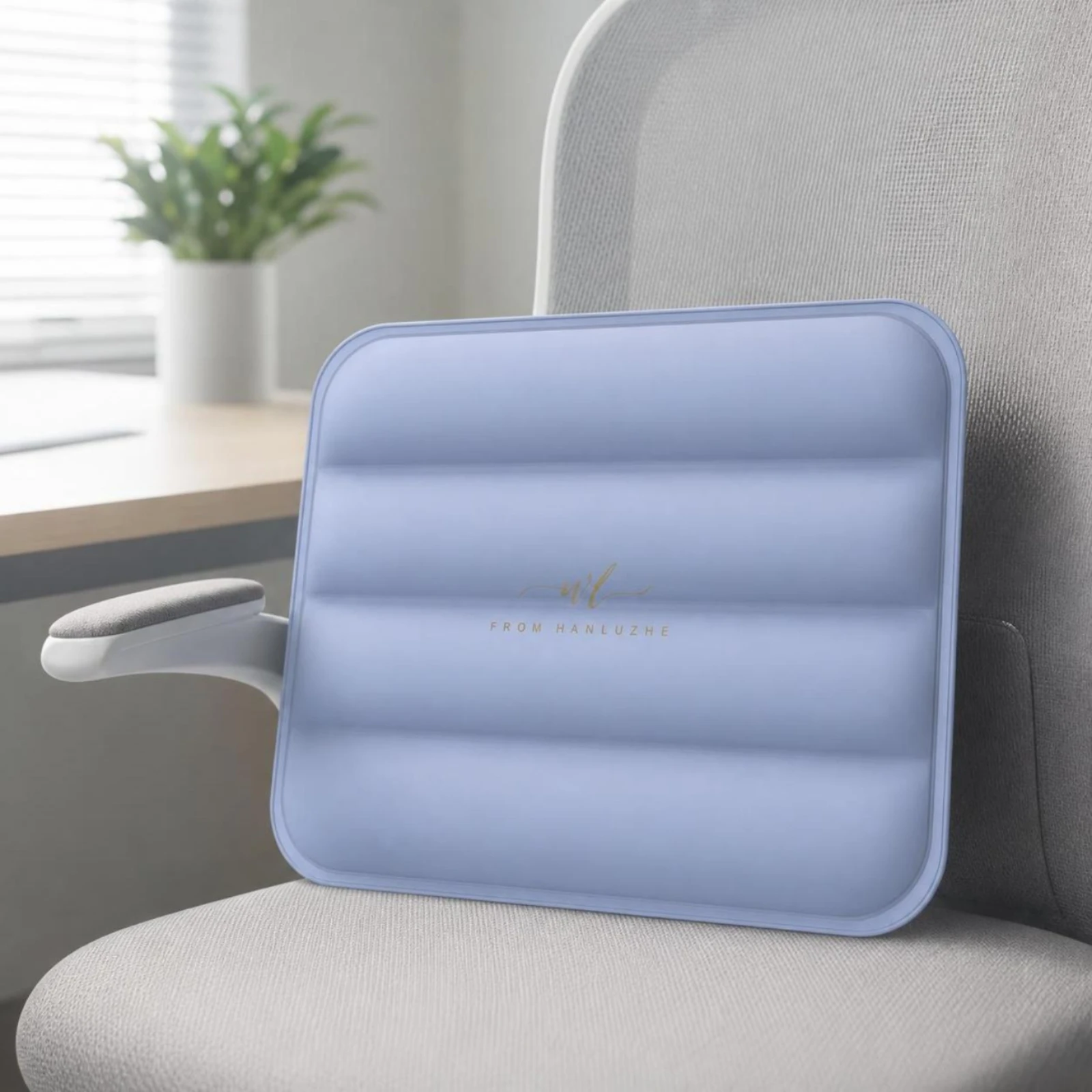 Cooling Seat Cushion Segmented Cooling Mat Pad Rectangular Low-Profile for Office Chair