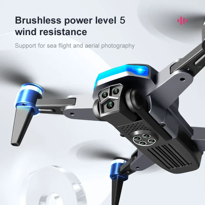 Nowy dron FPV drony 4K Profesional ESC potrójna kamera 5G bezszczotkowy RC składany Quadcopter drony zabawki unikania przeszkód