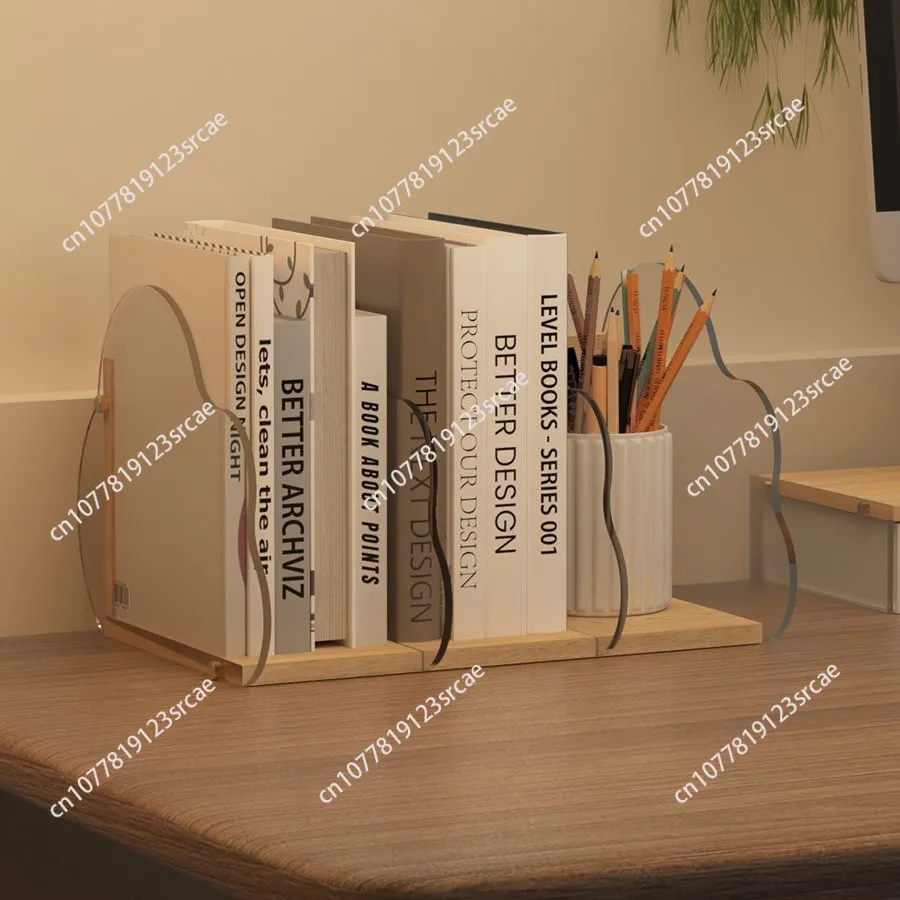 Simple Cloud Bookshelf Desktop File Storage Desktop Shelf Book Sundries File Shelf Storage Shelf
