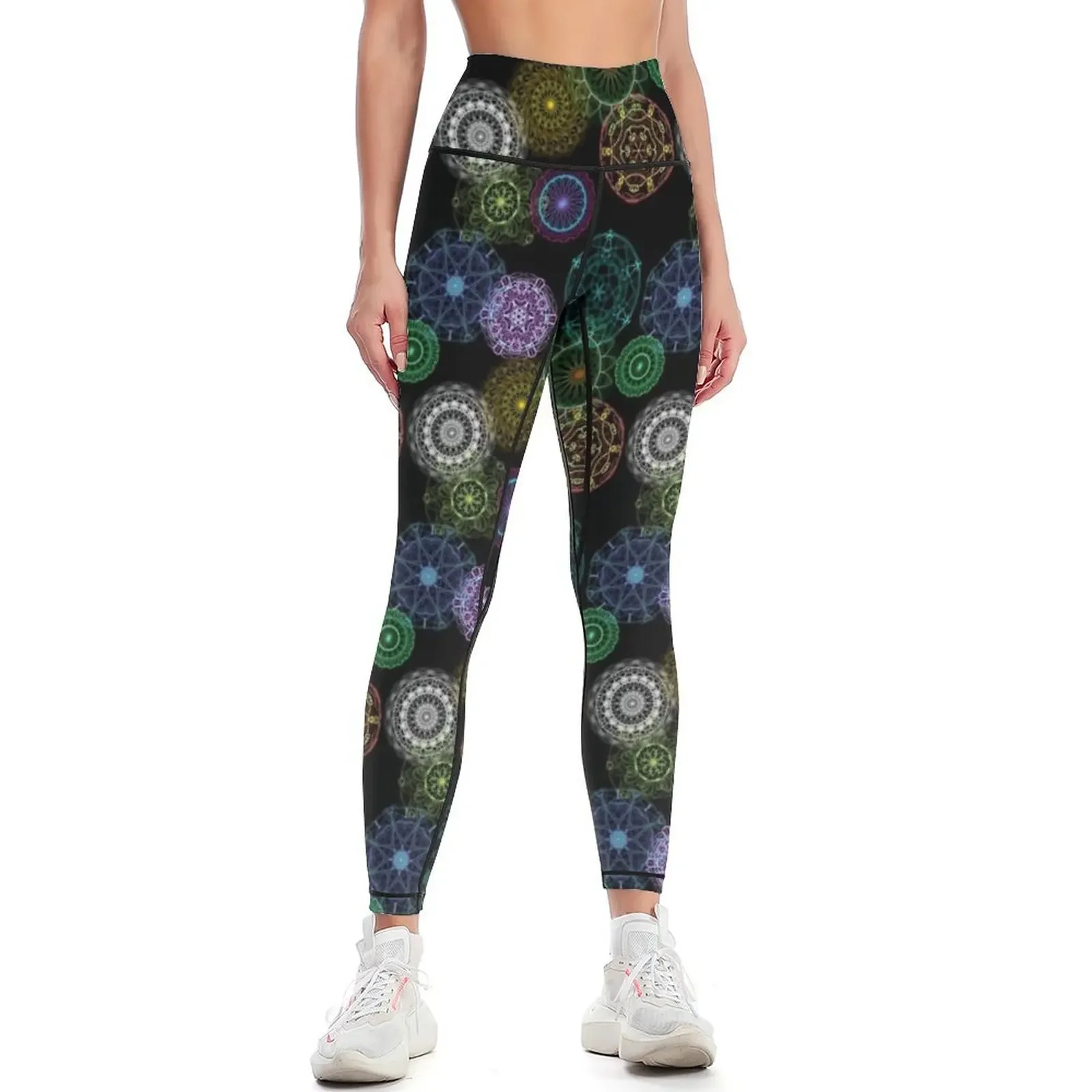

Mandala pattern Leggings sports shirts gym gym womans Sports pants for sportswear woman gym 2025 Womens Leggings