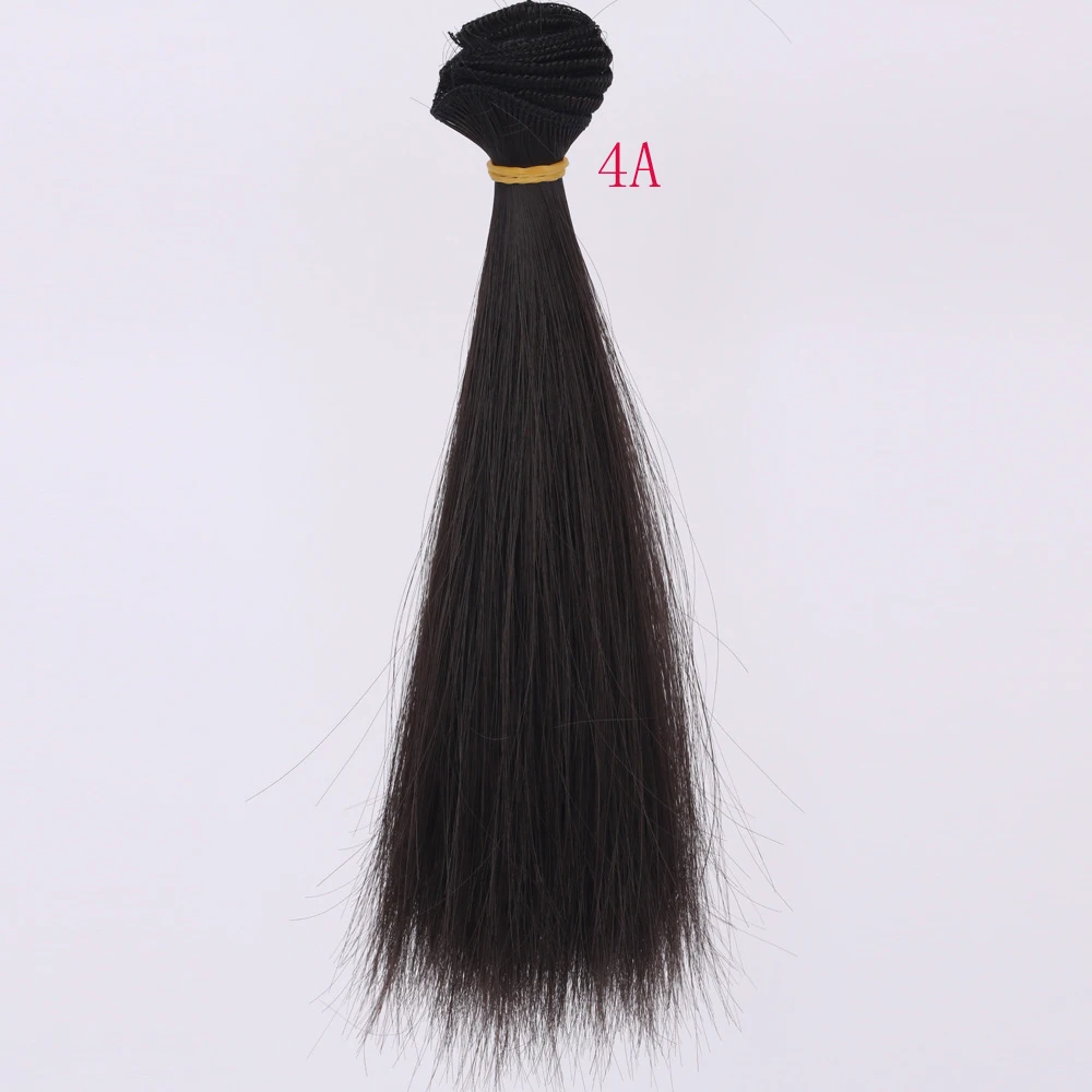 Free Shipping Wholesaler 15cm 25cm BJD/SD Doll Wig/Hair DIY Straight Hair Wig for 1/3 1/4 Bjd Doll