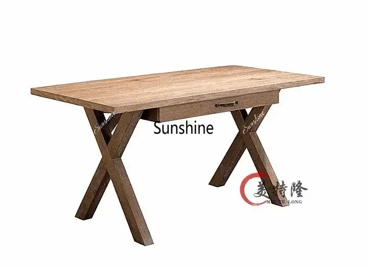 American country style desk, retro old writing deskT*