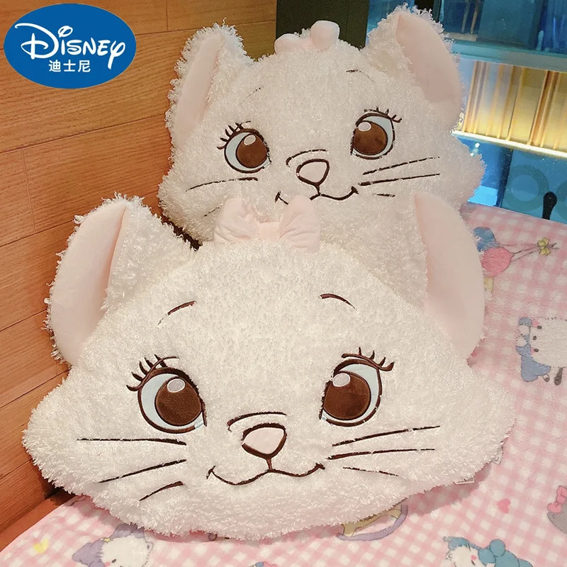 Disney Kawayi Marie Cat Cartoon Plush Doll The Aristocrats Home Office Pillow Cushion Plush Toy Pillow Bedroom Decorat Kids Gift