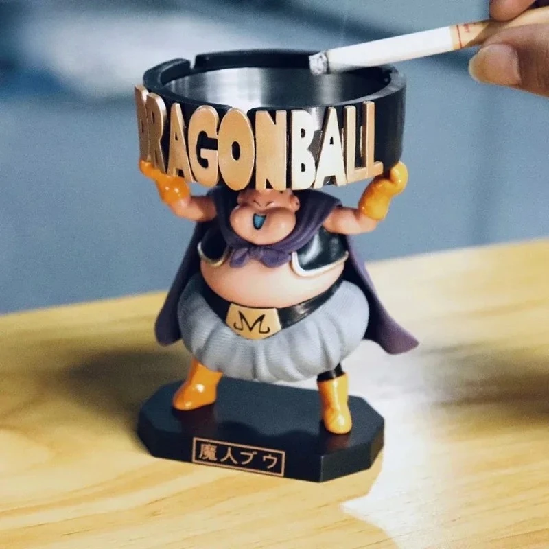 

Dragon Ball Z Anime Majin Buu Sign Ashtray Figure Toys Decorative Ornament Model Gifts
