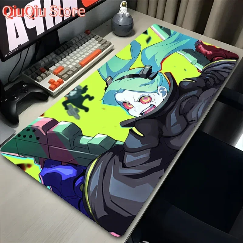 

Anime Leather Mouse Pad Gamer Cabinet Keyboard Rugged C-cyberpunkS Extended Desk Mat Laptop Gaming R-Rebecca Sexy Girl Mousepad