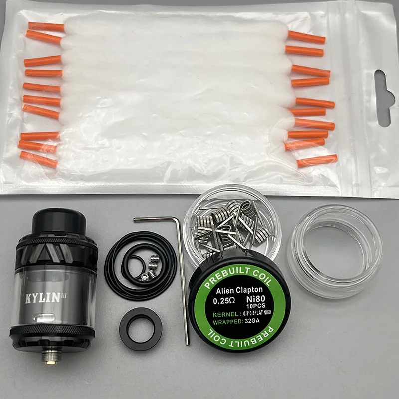 vape Kylin V3 RTA Tank 316ss 4ML 6ML 25mm atomizer tank for coils & atomizers - gallery image 6