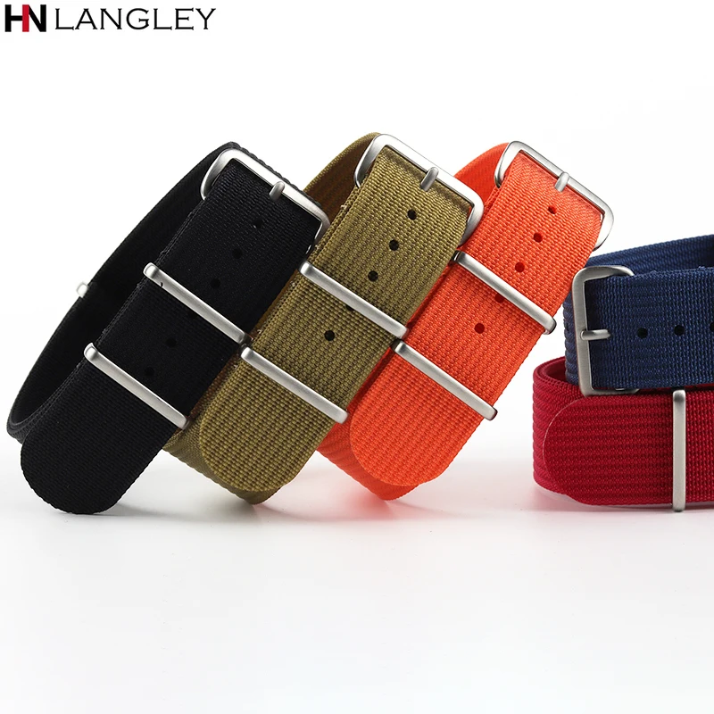 Nylon Strap 20mm 22mm Universal Band For Samsung Galaxy Watch 3/4/5 Band For Huawei Watch GT2 Belt For Military Fabric Wristband