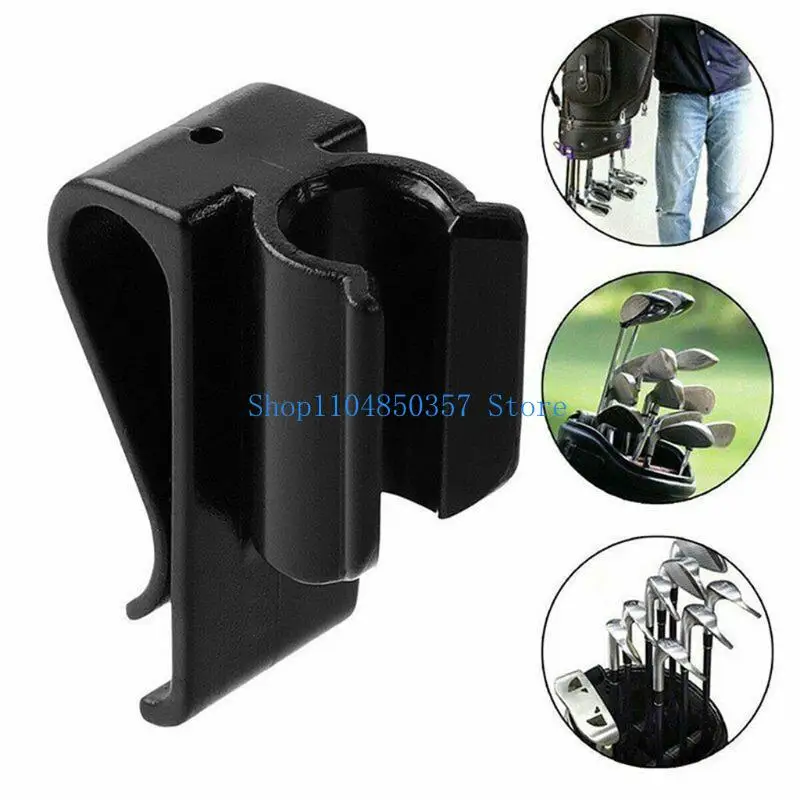 

652F 14Pcs Golf Club Bag Clips On Putter Clamp Holder Black Putting Clip
