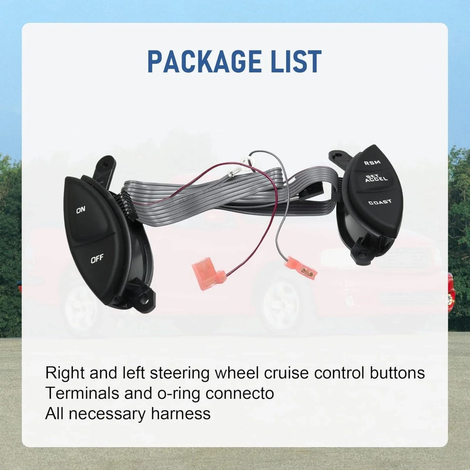 F87Z-9C888-BB For Ford Explorer Sport Trac Ranger F150 1998 1999 2000 2001 2002 2003 Steering Wheel Cruise Control Switch Button view 6