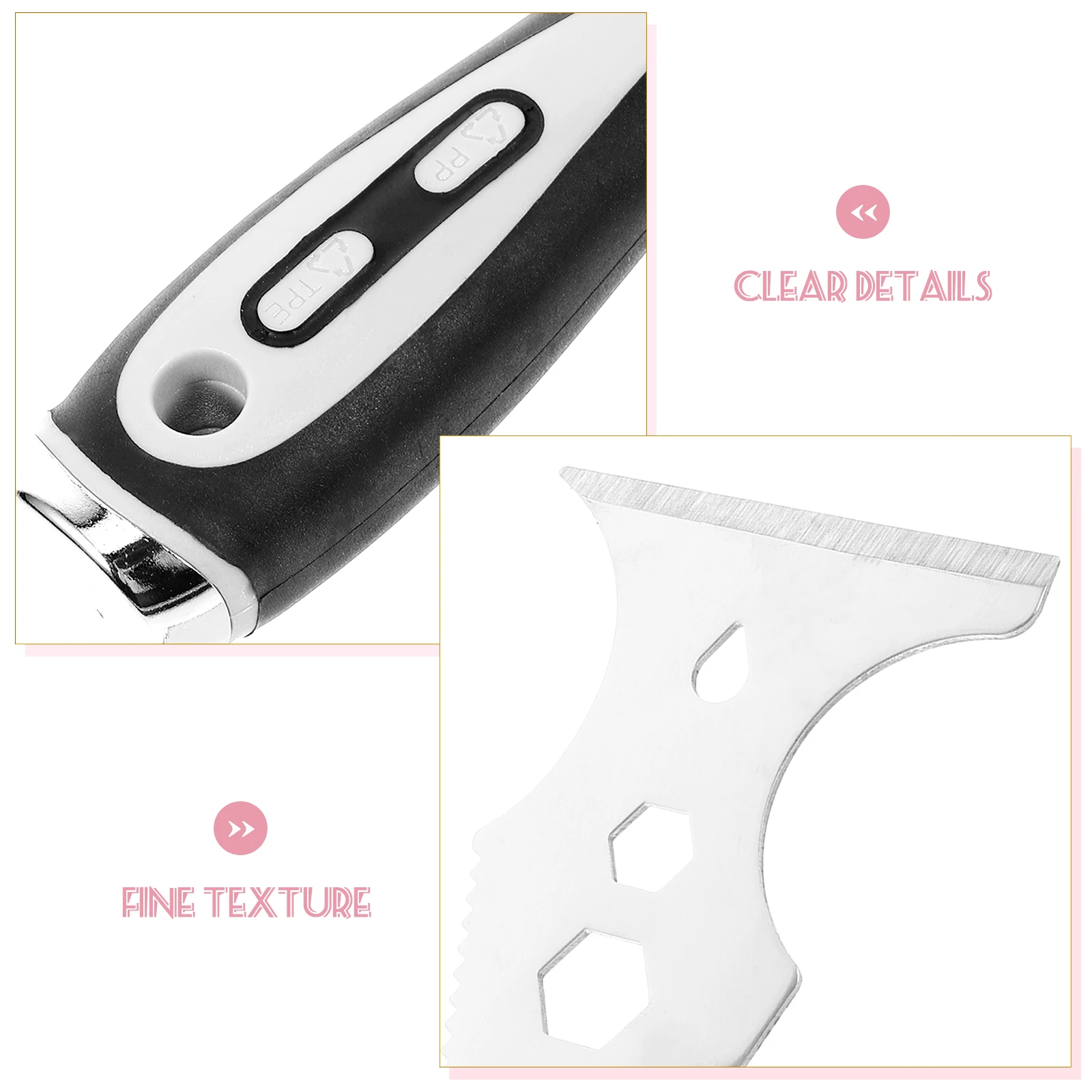 Raspador de limpieza multifuncional con mango largo para el hogar, oficina, azulejos, vidrio, suelo de madera, herramienta portátil de eliminación de pintura cerámica