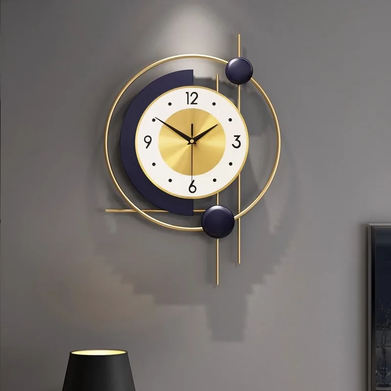 

Silent Gold Hanging Wall Clock Free Shipping Big Size Modern Retro Wall Clock Nordic Large New Reloj Decorativo Room Decoration