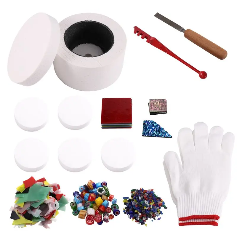 

MAKE-Professional Making DIY Jewelry Tools DIY Fusing Glass Jewelry Set Professional Making DIY Jewelry Tools Supplies Set