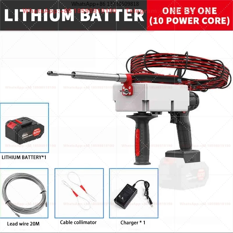 Brushless Electric Wire Threading Pulling Machine Professional Electrical Stringing Puller Tool for Cable Wiring