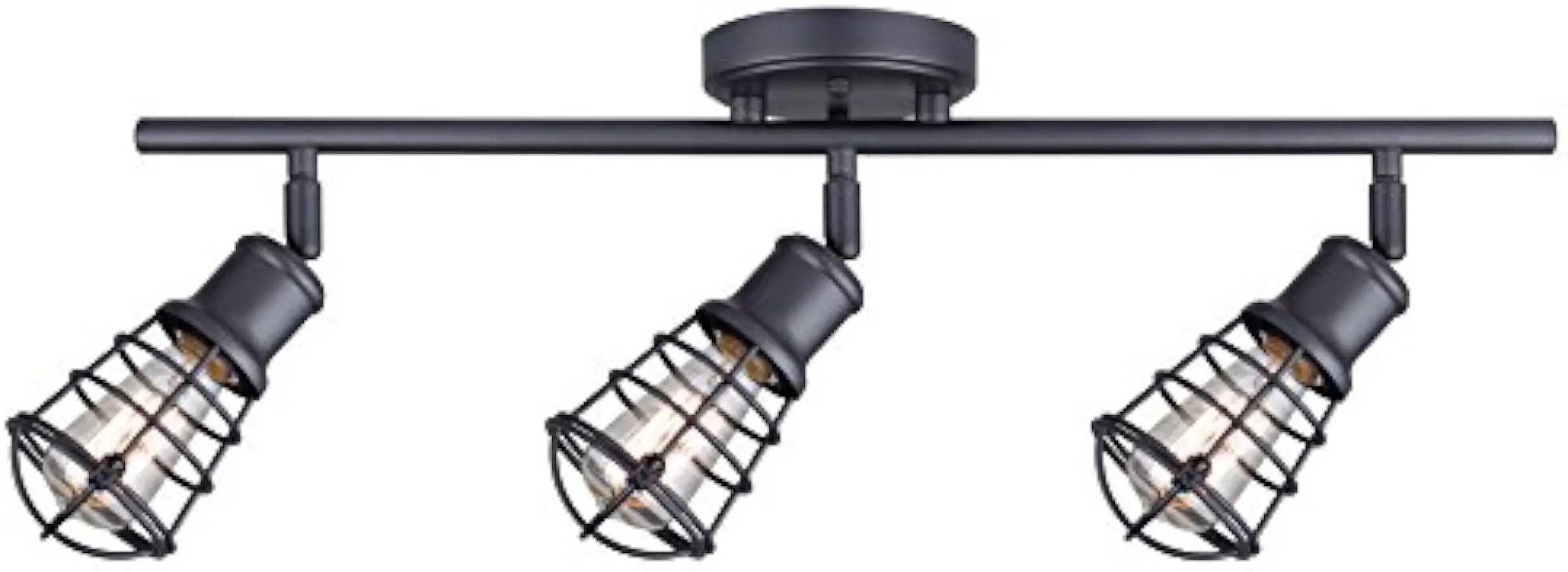 

LTD IT611A03GPH Otto 3 Light Track Rail Graphite with Metal Cage Shades