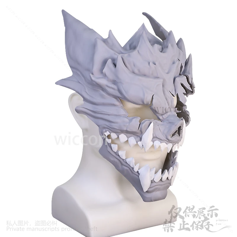 أنيمي Kaiju تأثيري كافكا ثلاثية الأبعاد مطبوعة Hibino قناع زي الجمجمة الوحش Prpos اكسسوارات هالوين عيد الميلاد عيد ميلاد مخصص