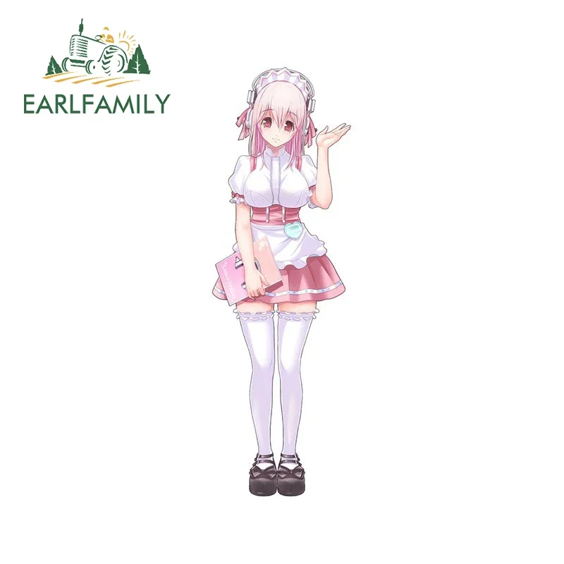 

EARLFAMILY 13 см X 4,2 см для фототехники автомобильные наклейки устойчивые к царапинам аниме наклейки индивидуальный милый багажник украшение для мотоцикла