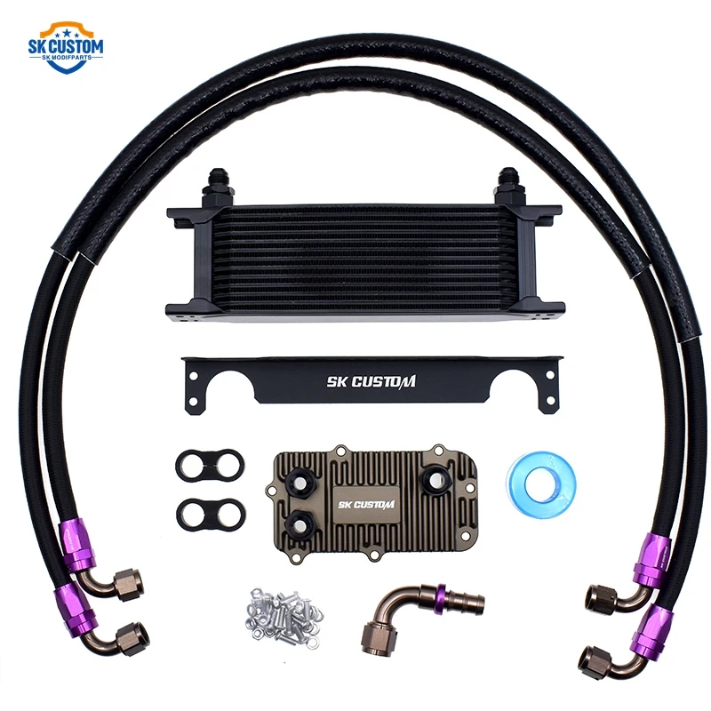 Transmission Oil Cooler Kit for  W205 W223 W213 W167 W463 9AT Gearbox Radiator Kit