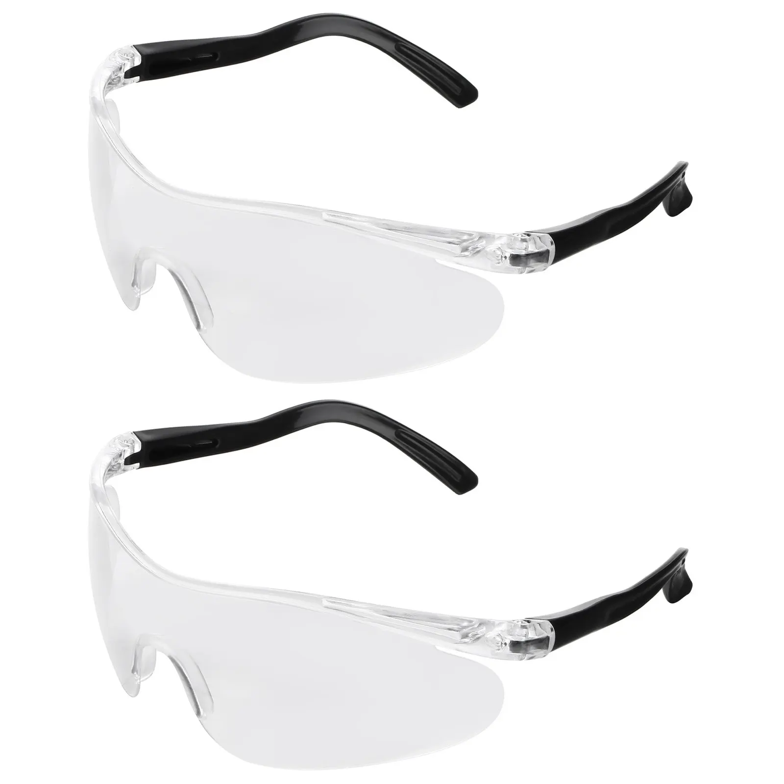 

2pcs Safety Goggles Protective Eyewear Lightweight Kids Shooting Game Supply Plastic Eye Protector Sports Accessories