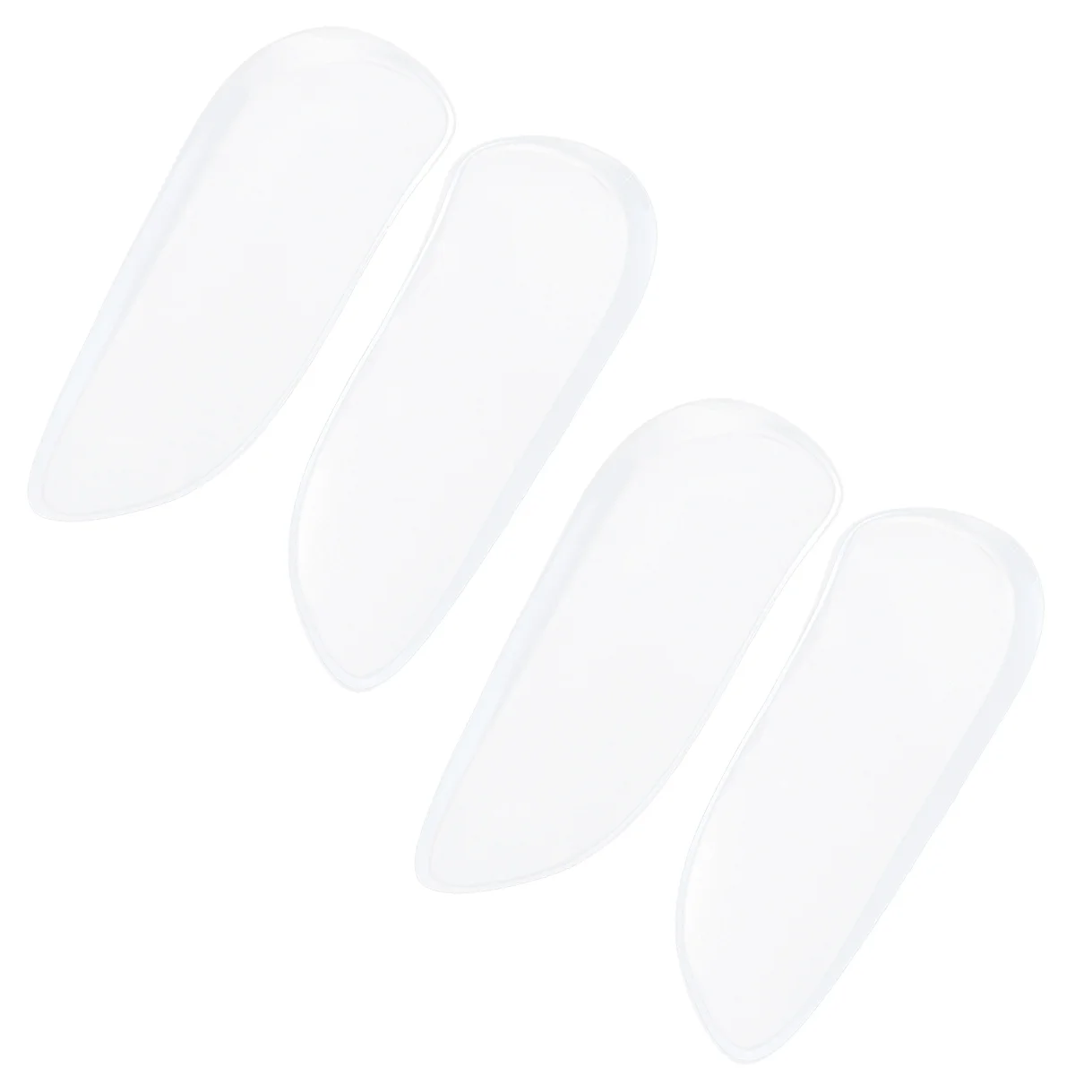 

2 Pairs Foot Support Heel Correction Insole Pad X-leg Orthosis Half Insoles Legs Pads