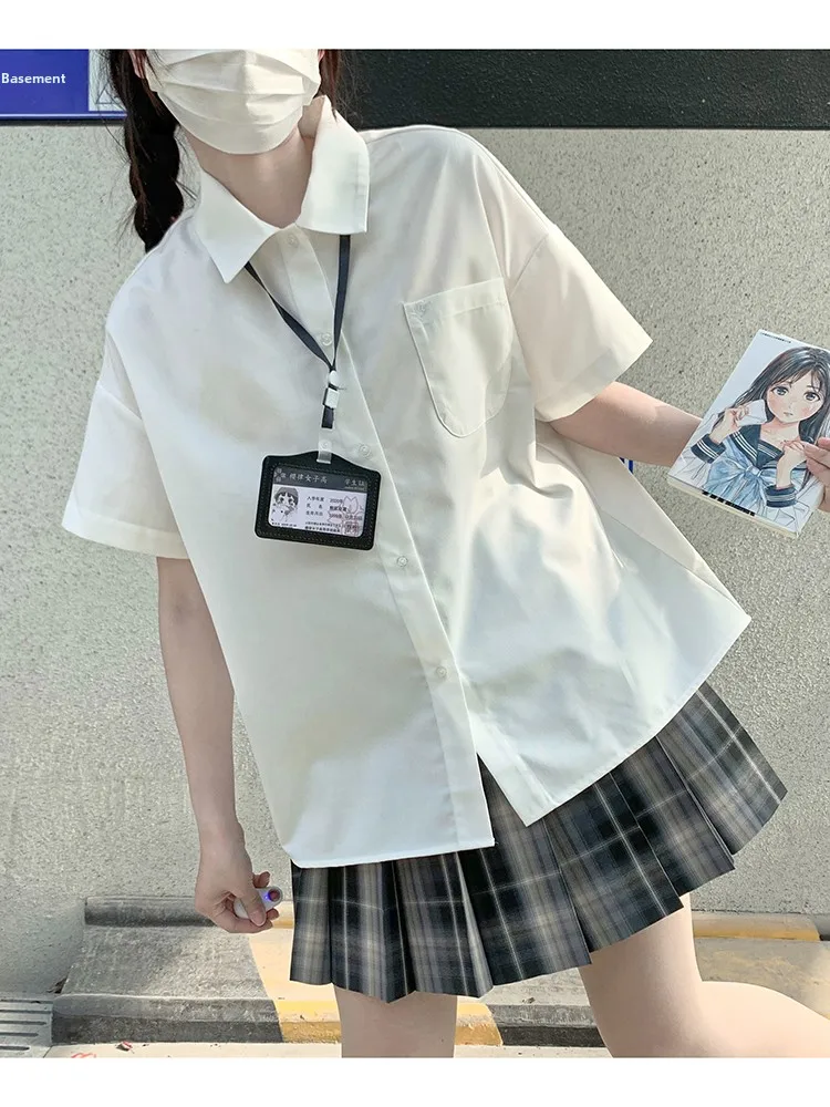 

Loose Women's ort Sve White irt Tokyo Seasonal Record Outerwear orm Sle Casual Summer Top Pure White Lover's Blouse