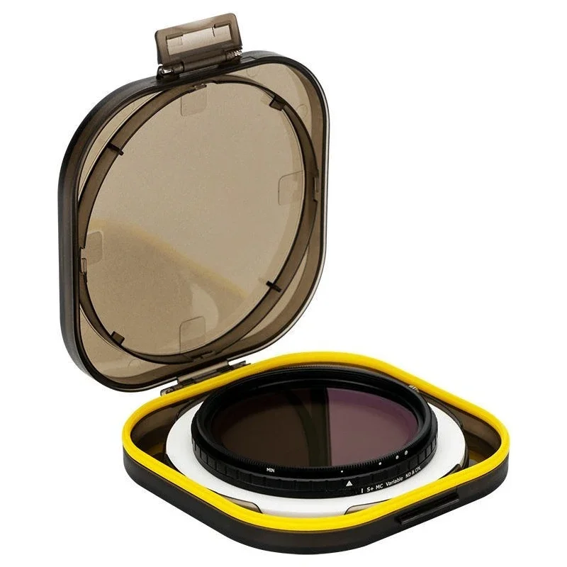 Diminuator Polarizer 2-in-1 camera filter to eliminate reflective long exposures