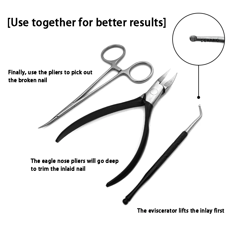 Nail Groove Special Eagle Beak Dead Skin Scissors Nail Wrenching Pliers Sharp Nose Nail Groove Pliers Tweezers