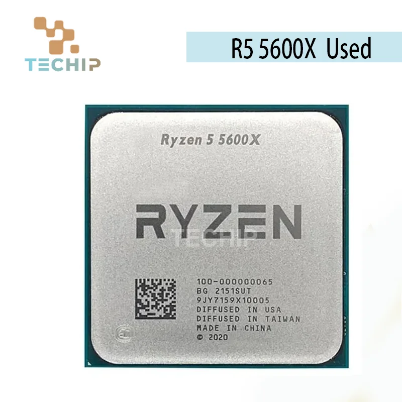 Ryzen 5 5600X R5 5600X 3.7GHz Six-Core Twelve-Thread CPU Processor 7NM 65W L3=32M Socket AM4