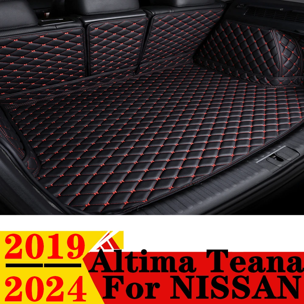 

Коврик в багажник автомобиля для NISSAN Altima Teana 2024 23 22 2021 20 2019, задняя крышка грузового багажника, коврик для хвостового автомобиля, детали багажника, коврик для багажника