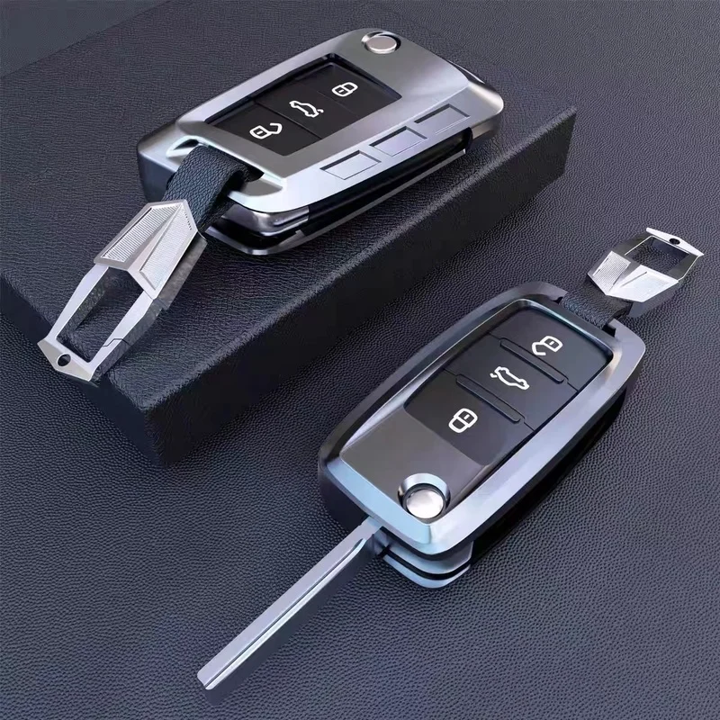 

Car Key Case Cover For VW Volkswagen Polo Golf 4 5 6 7 T5 MK7 Tiguan Passat B6 B5 A5 A7 Skoda Octavia Seat Leon FR 2 Ibiza Ateca