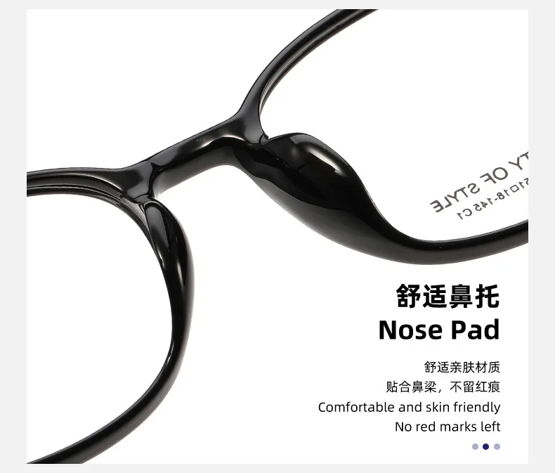 نظارات بحامل بصري مربع على الموضة جديدة لعام 2025 يمكن مطابقة مع نظارات قصر النظر الرجعية البسيطة للنساء