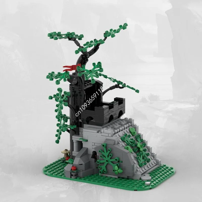 

367PCS MOC Castle Forestmen Hideout Medieval Castle Model Building Blocks Stacking Bricks Creative Educational Toys Kid Gift Diy