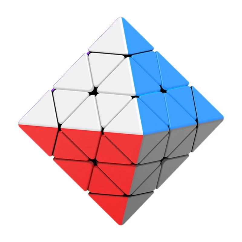 Roterende magnetische 3x3 octaëder snelheidskubus puzzelkubus voor kubusliefhebbers