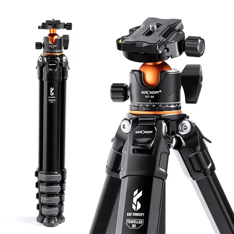 Mutate Series M1+BH-35L KF09.105 K&F Concept Travel Tripod 5 Section Lightweight Compact Aluminum Alloy Tripod