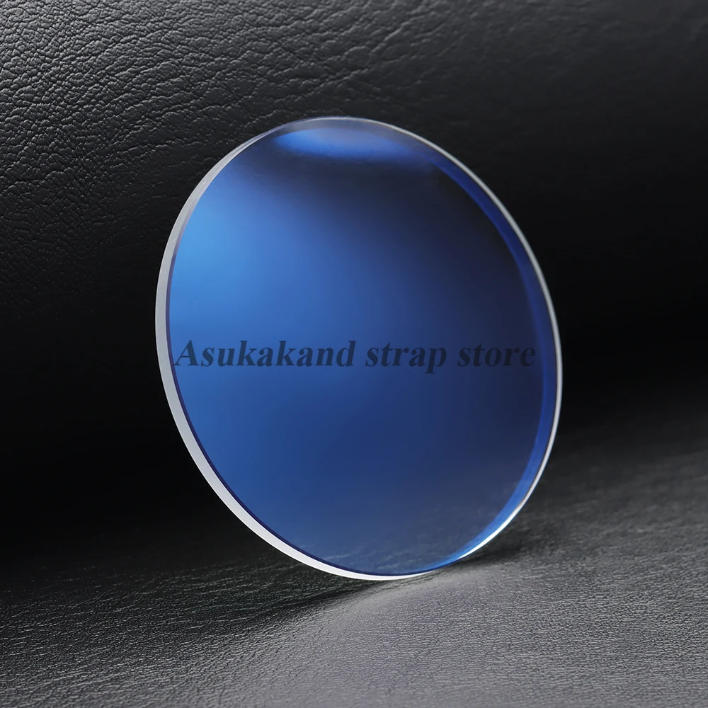 28mm 29 30 31 32 33 34 35 36 37 38mm Blue Light Coating Film 2.0mm Double Dome Watch Crystal Round Watch Glass Repair Tool Parts